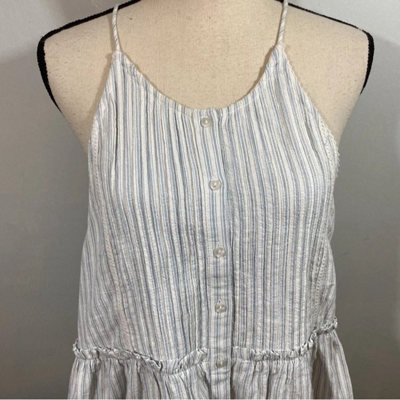 NWT $128 Free People Desert Days Sleeveless Striped Minidress Size L - Picture 7 of 14